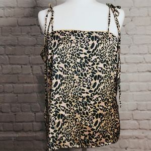 Leopard print camisole